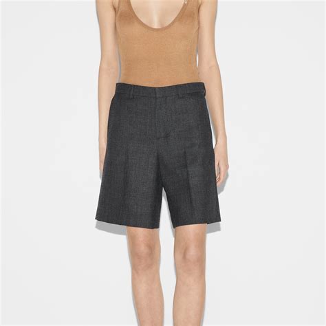 bermuda gucci size 38|Wool grisaille bermuda shorts in grey .